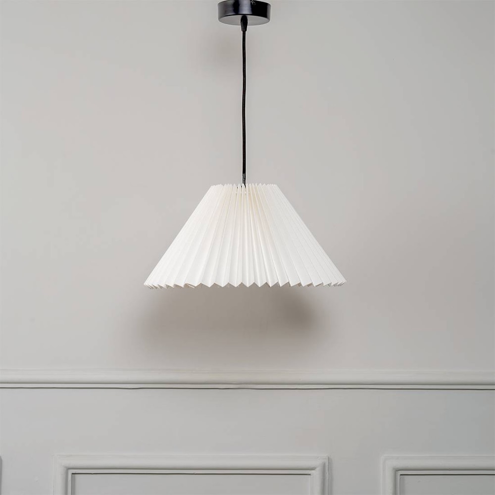 Syma Fabric Hanging Light - Kapoor Lamp Shades
