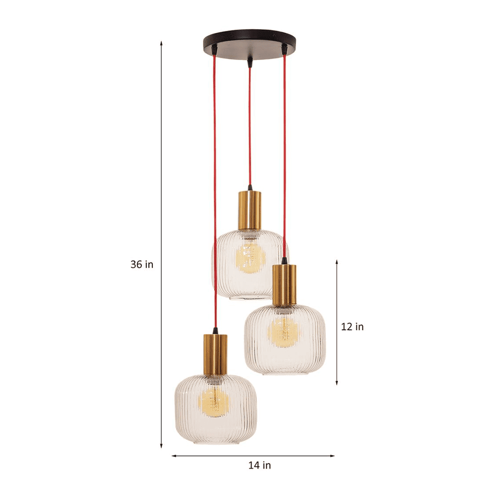 Elsa Glass Hanging Light