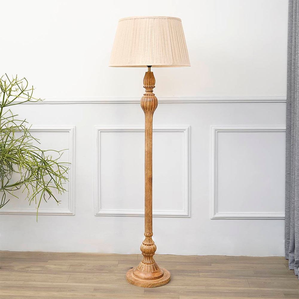 Hera Wood Floor Lamp - Kapoor Lamp Shades
