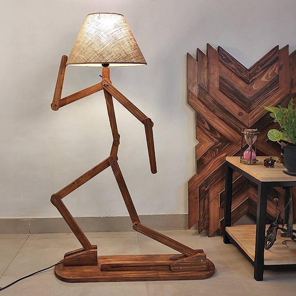 Moonwalker Beige Jute Floor Lamp with Beige Jute Base