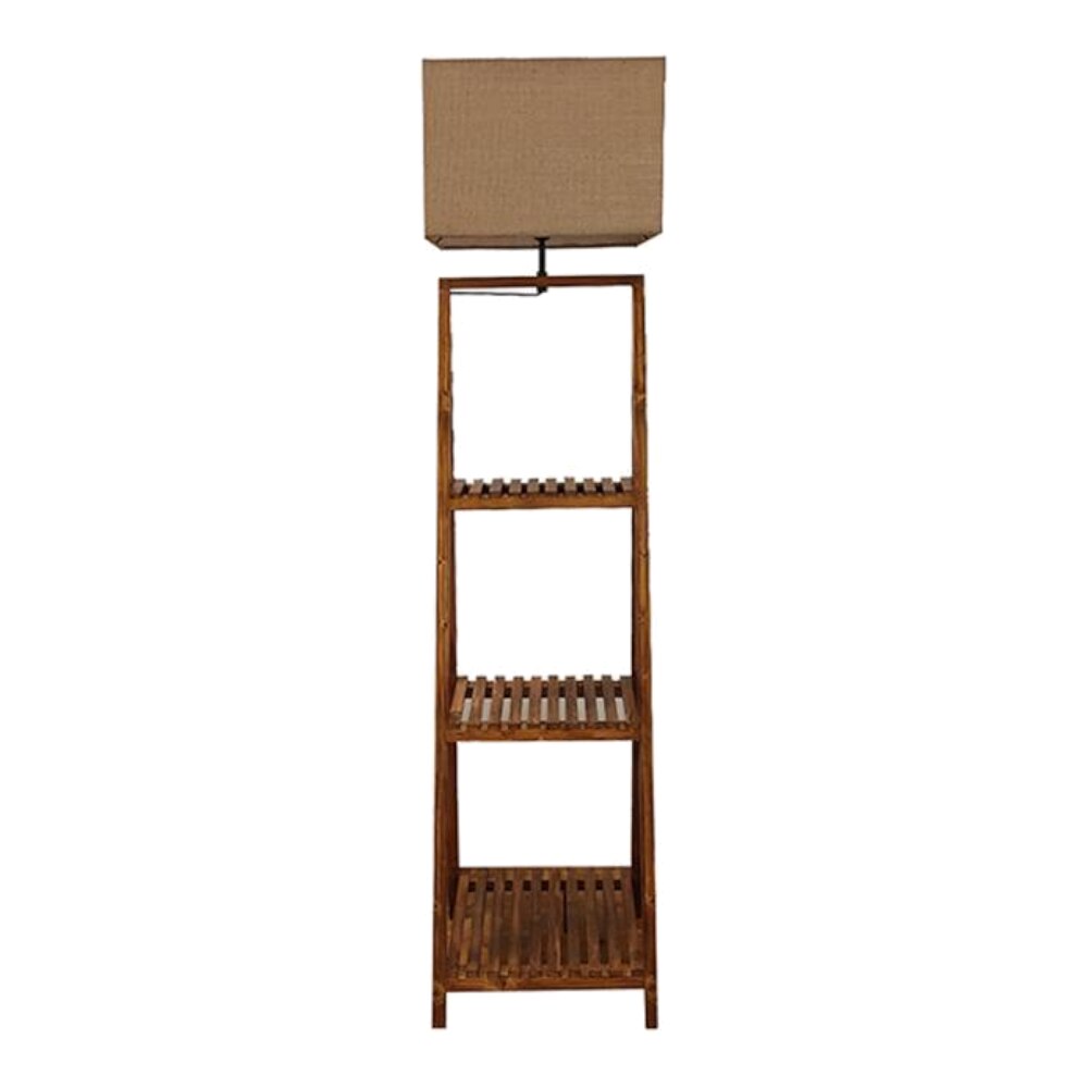 Raphael Beige Jute Floor Lamp with Beige Jute Base