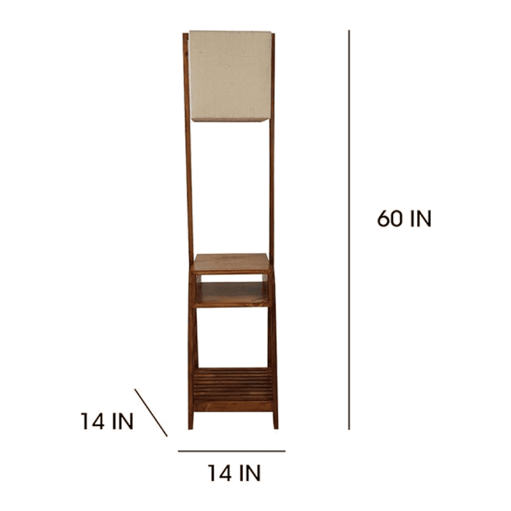 Gabrielle Beige Jute Floor Lamp with Beige Jute Base
