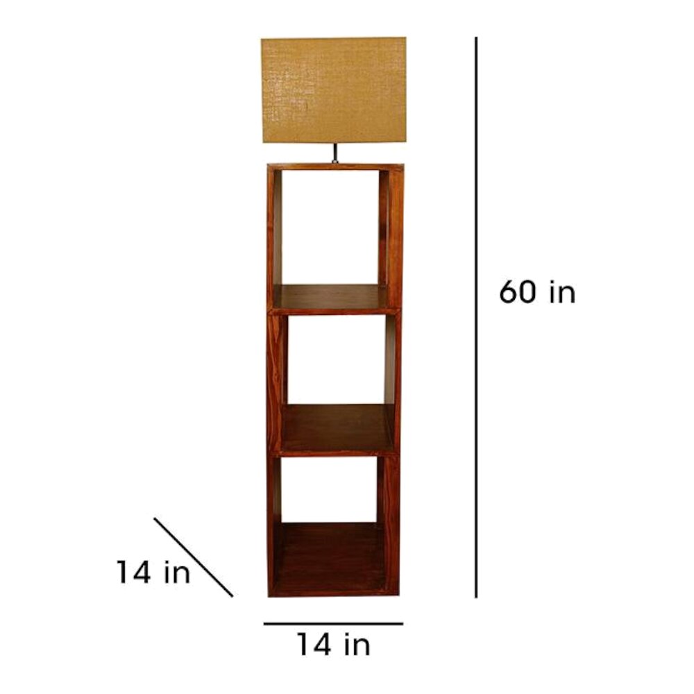 Agnes Beige Jute Floor Lamp with Beige Jute Base