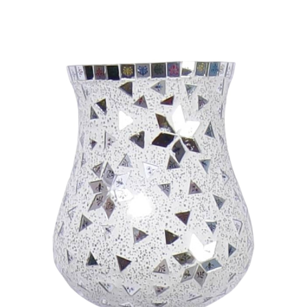 Clay Multicolour Glass Floor Lamp with Steel Steel Base