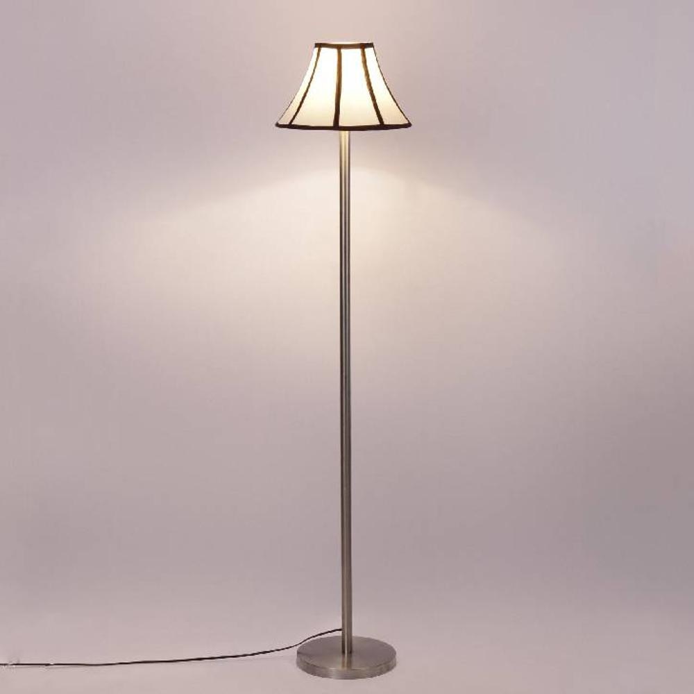 Bear Multicolour Fabric Floor Lamp with Steel Steel Base