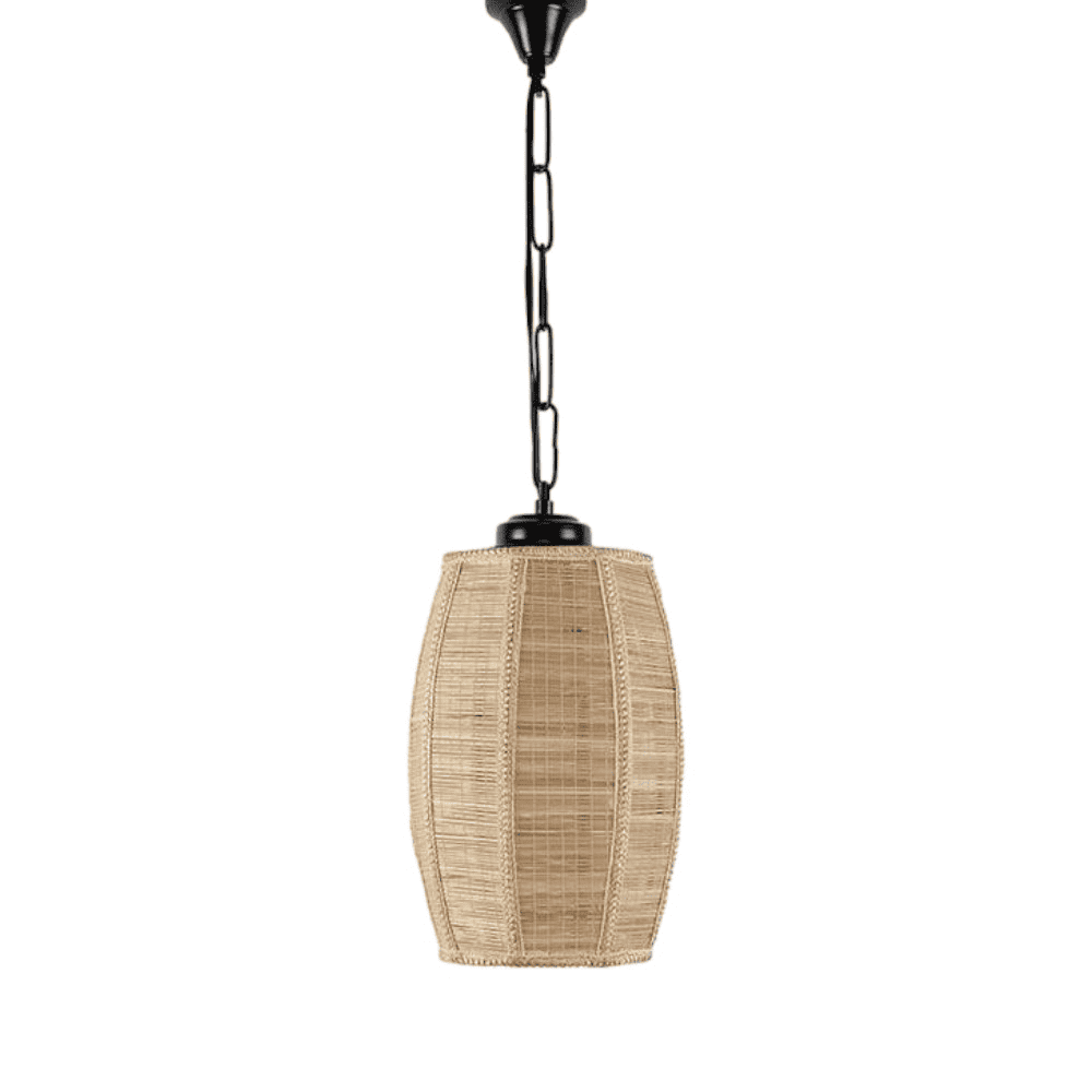 Johan Beige Bamboo Hanging Light