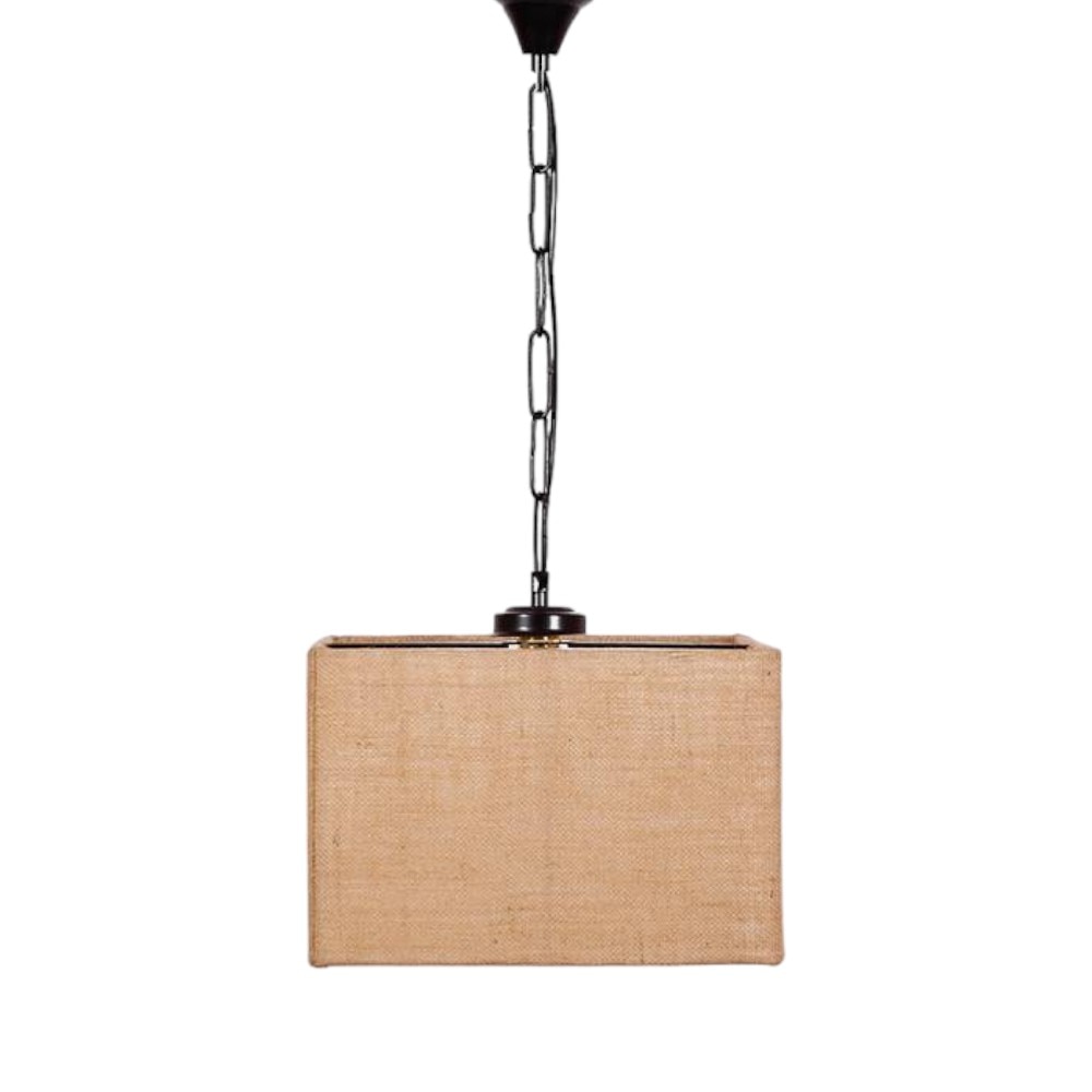Kenzo Beige Natural Fiber Hanging Light