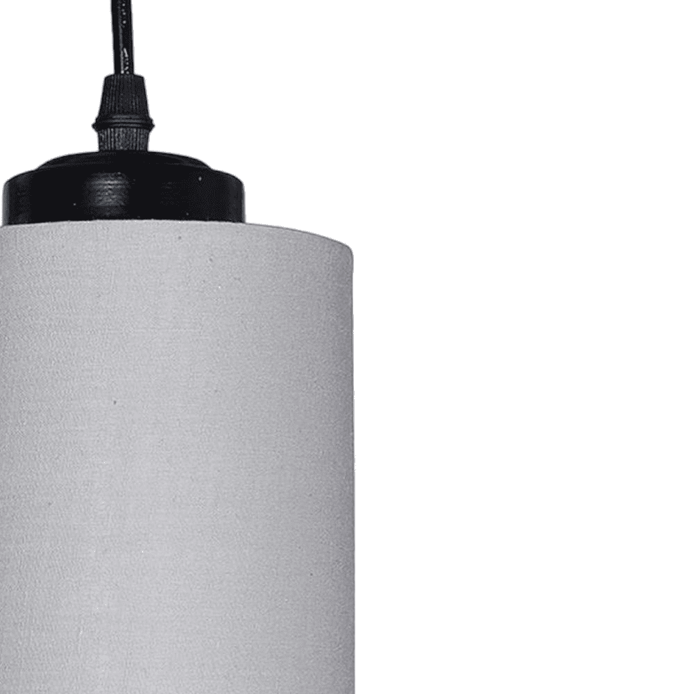 Gregory Grey Fabric Cluster Hanging Light