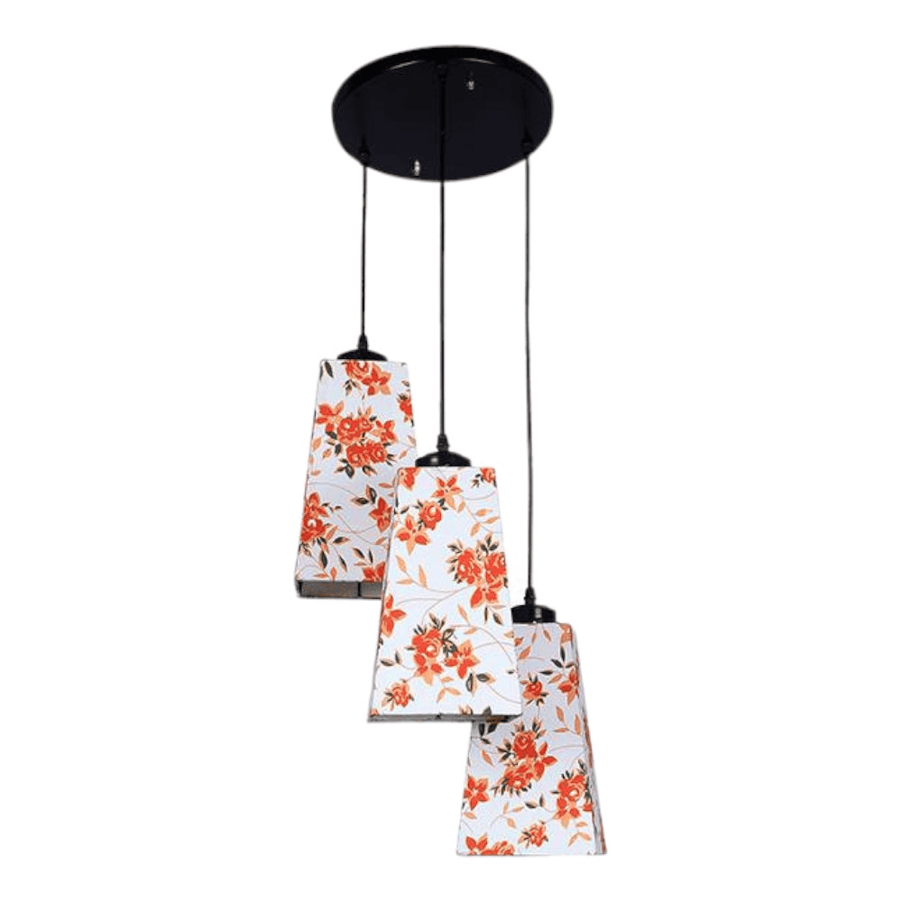 Alonzo Multicolour Fabric Cluster Hanging Light