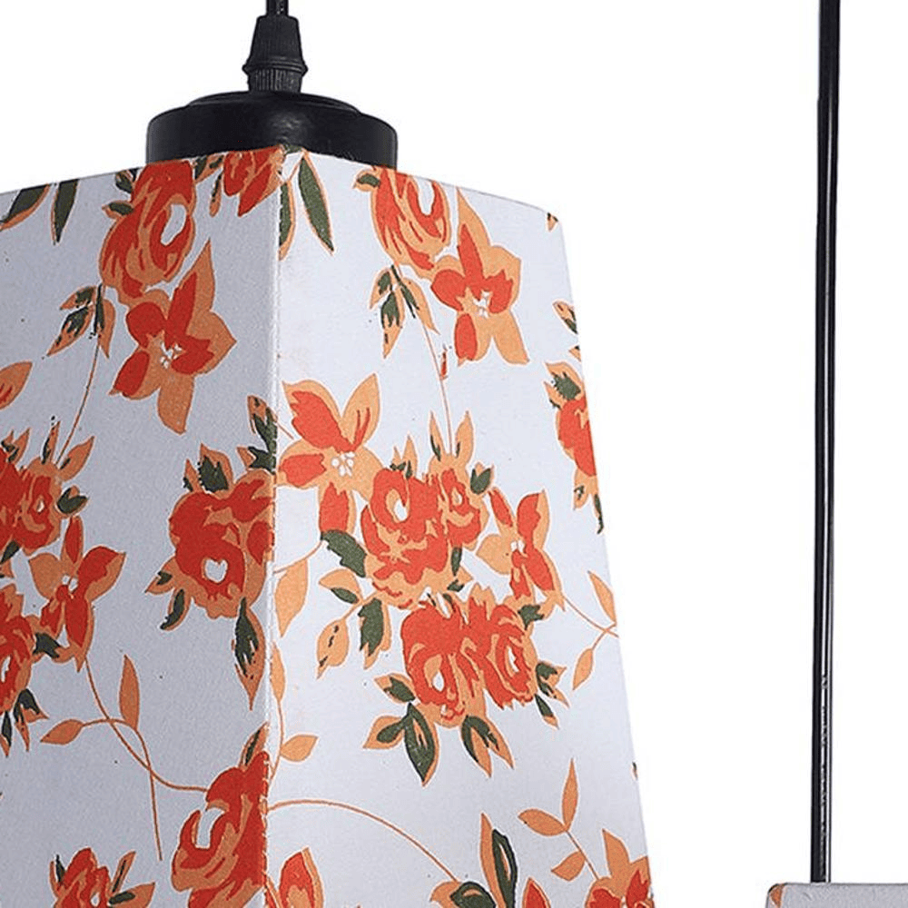 Alonzo Multicolour Fabric Cluster Hanging Light