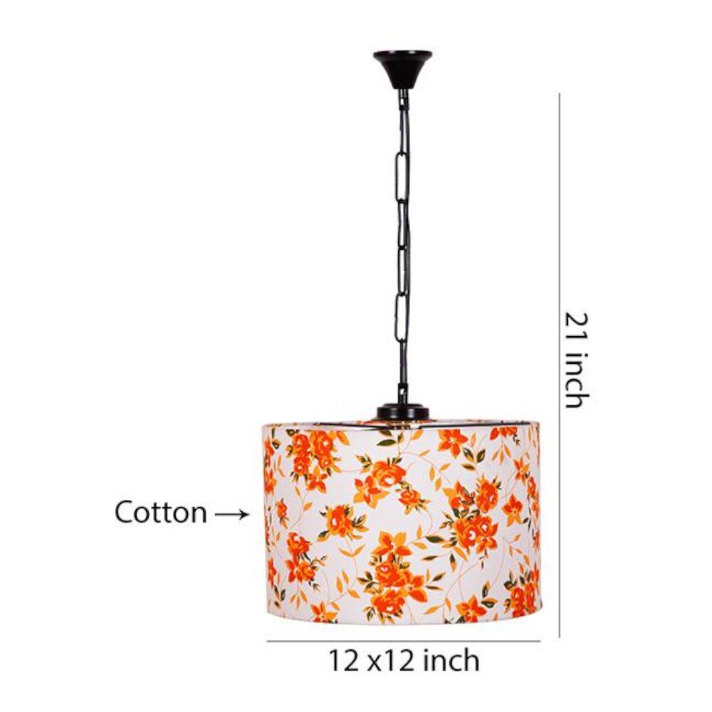 Braylon Multicolor Fabric Hanging Light