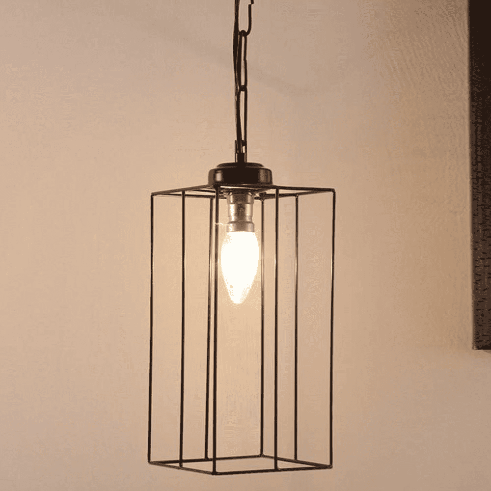 Rayan Black Metal Hanging Light