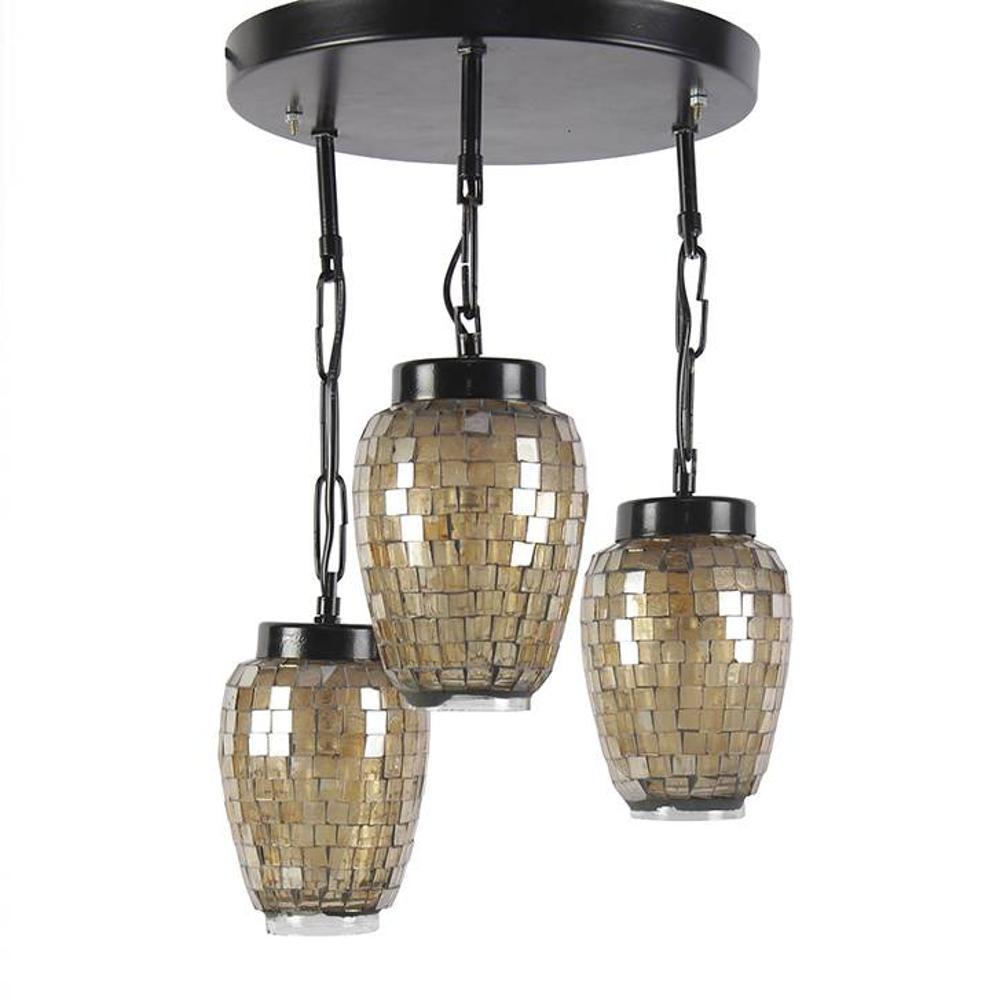 Rocco Multicolour Glass Cluster Hanging Light