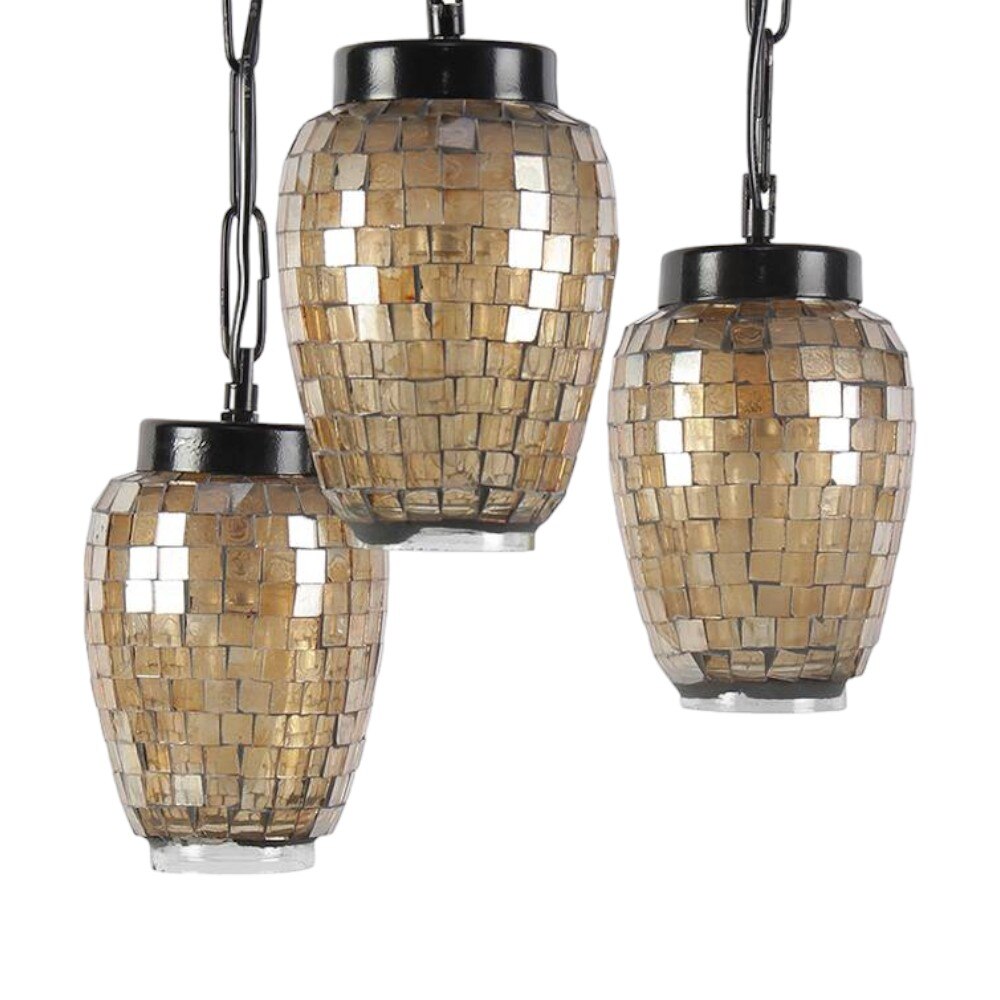 Rocco Multicolour Glass Cluster Hanging Light