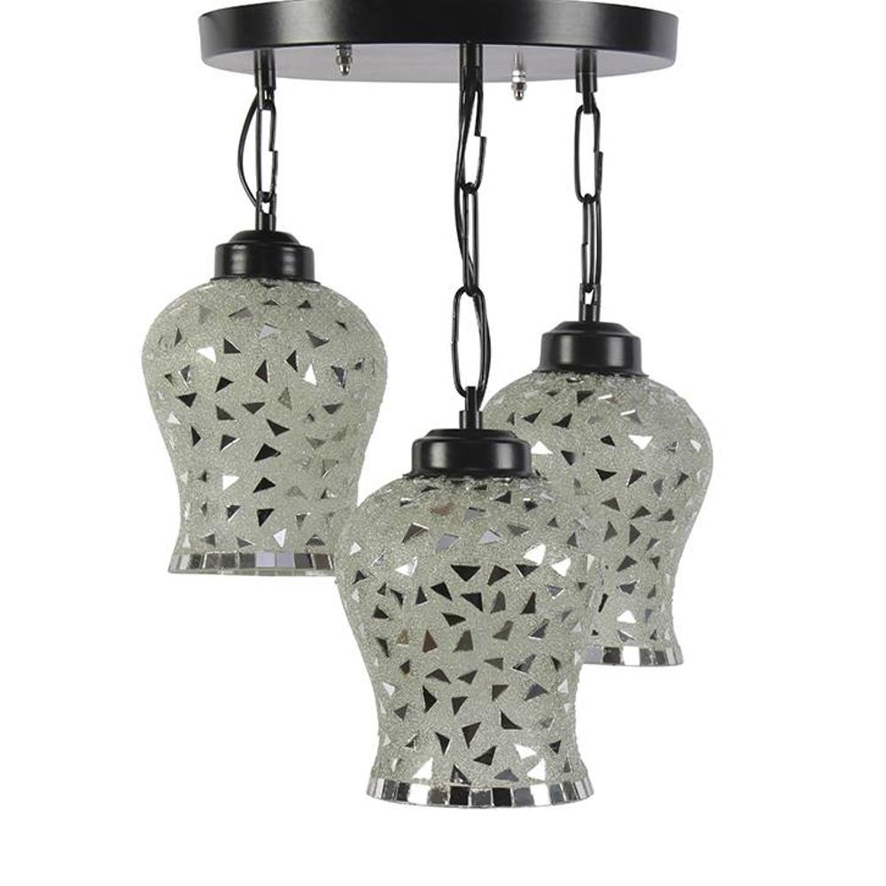Deacon Multicolour Glass Cluster Hanging Light