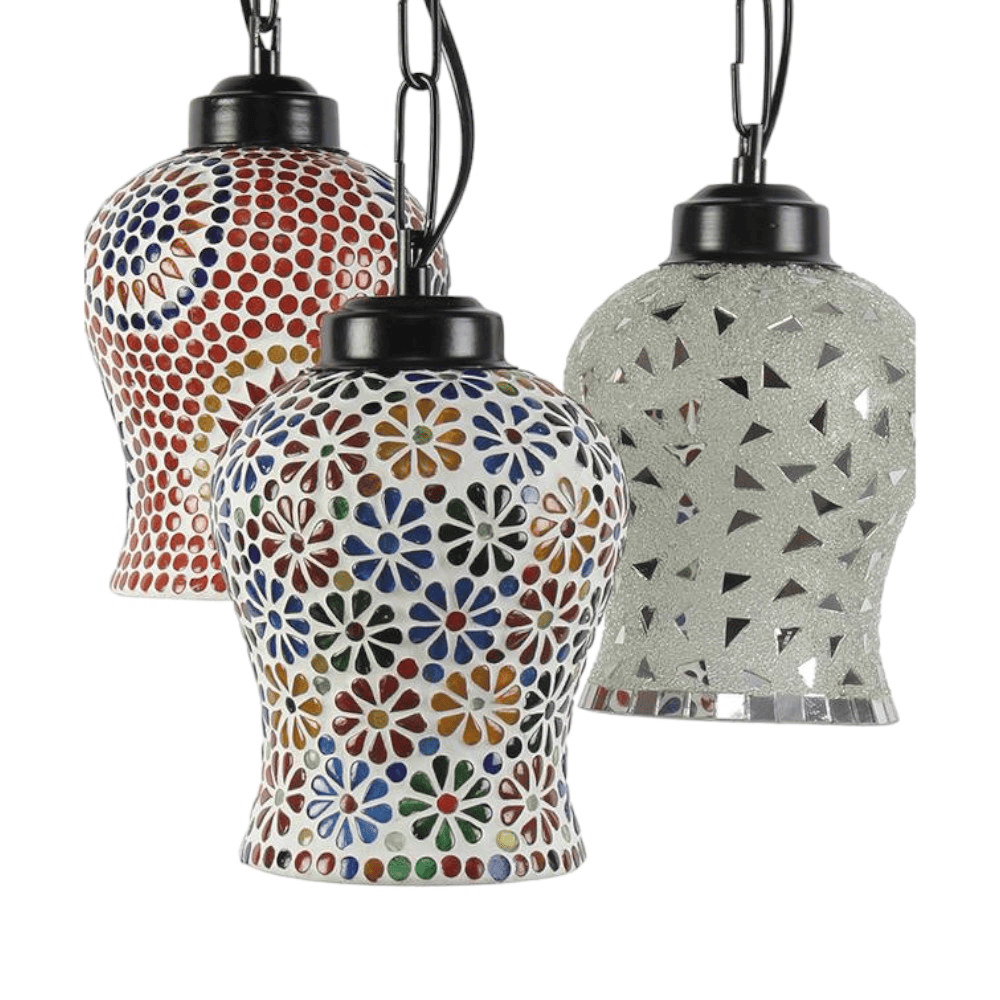 Gunnar Multicolour Glass Cluster Hanging Light