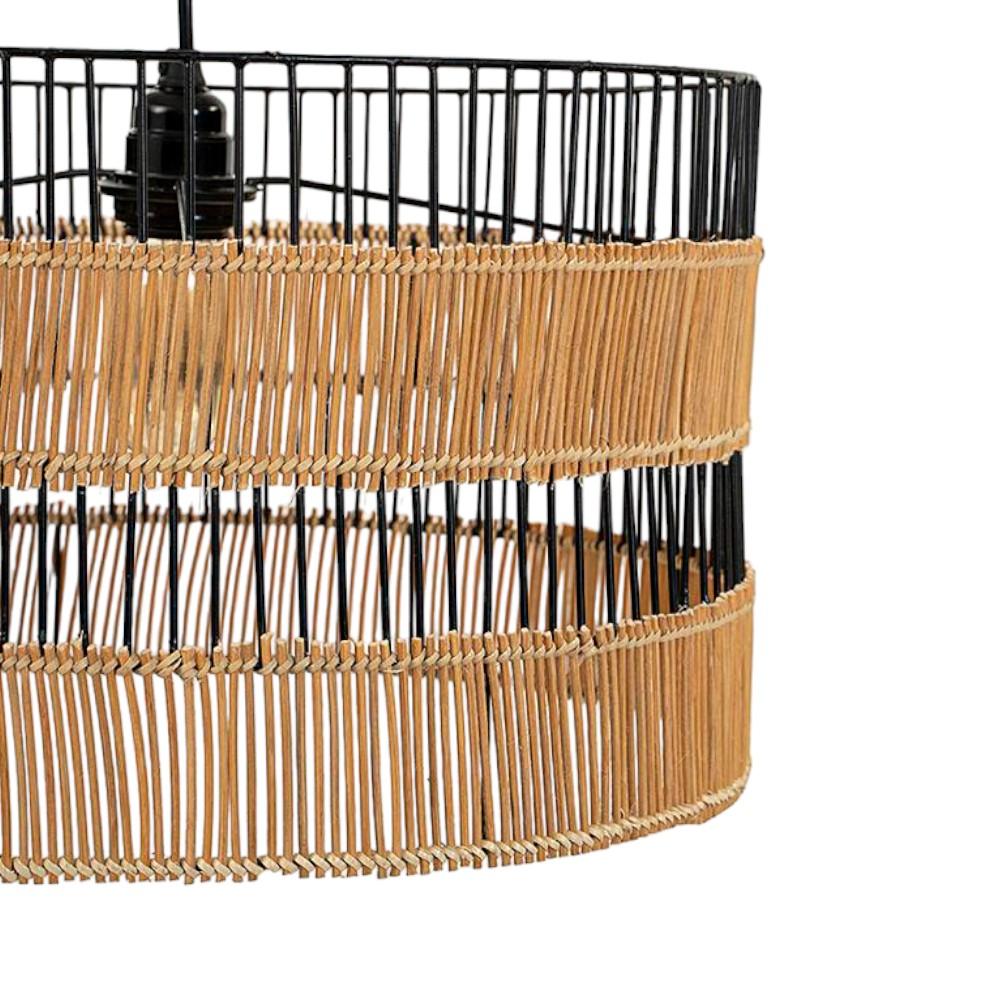 Delilah Black Iron Hanging Light
