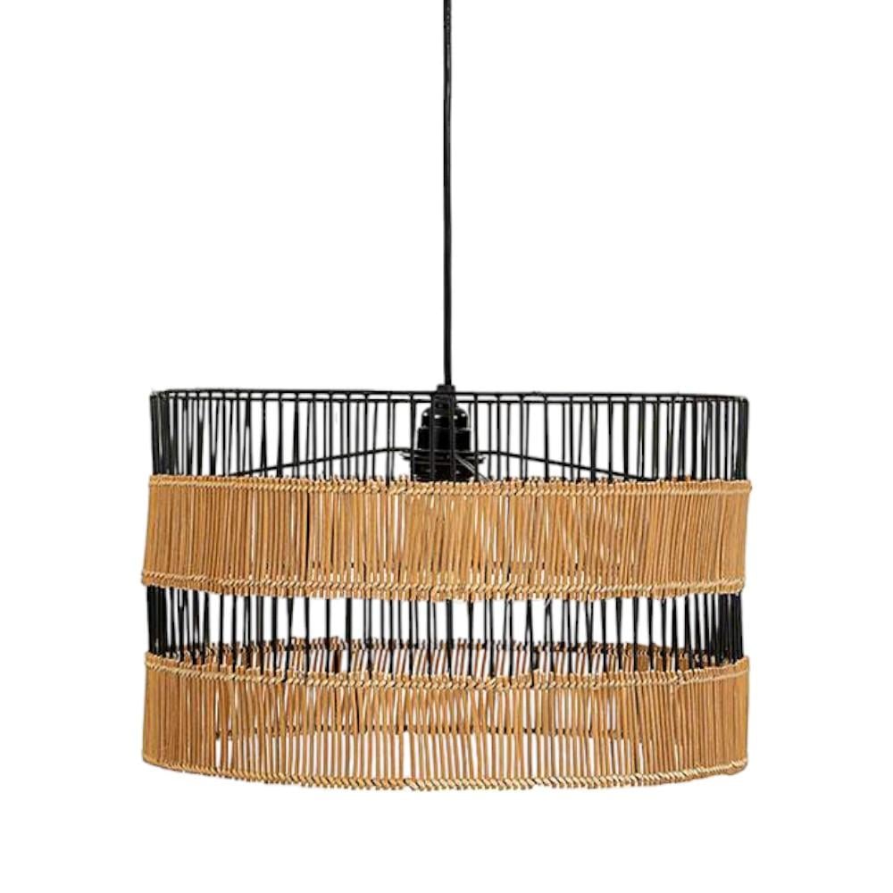 Delilah Black Iron Hanging Light