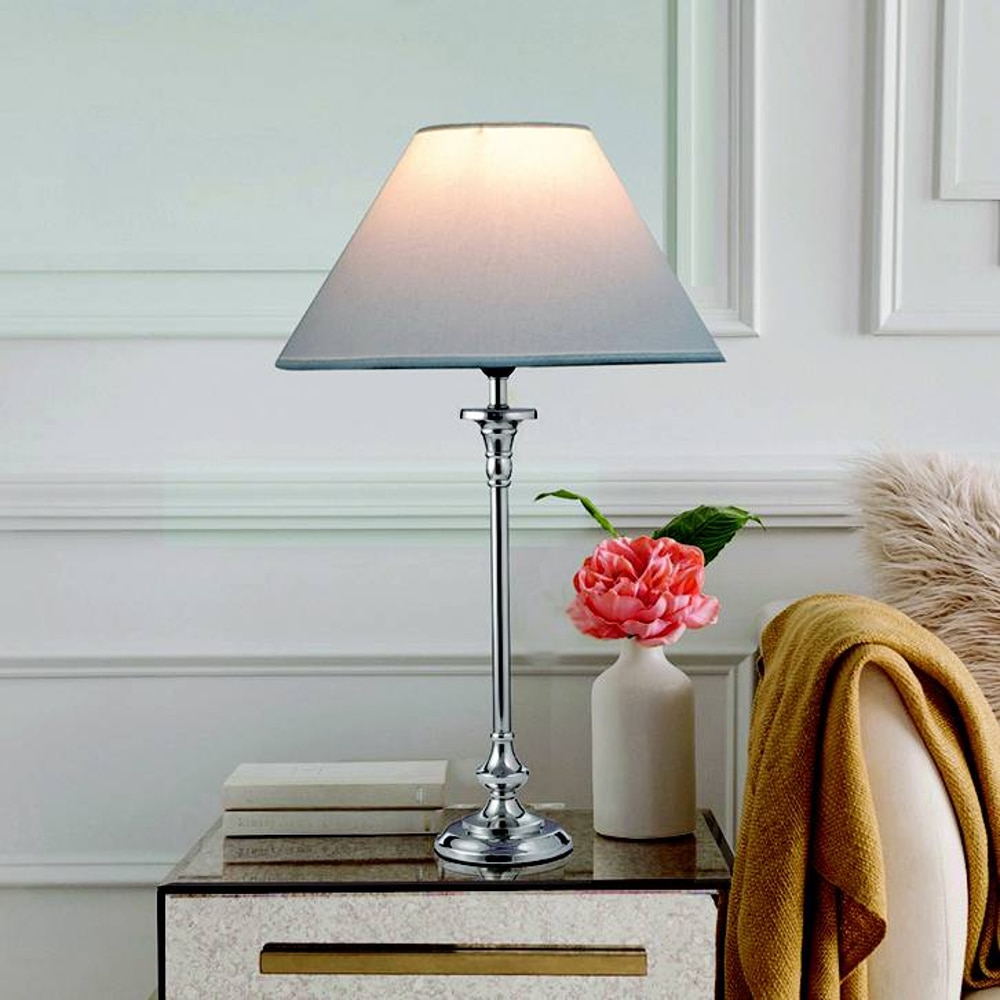 River - White Table Lamp - Kapoor Lamp Shades