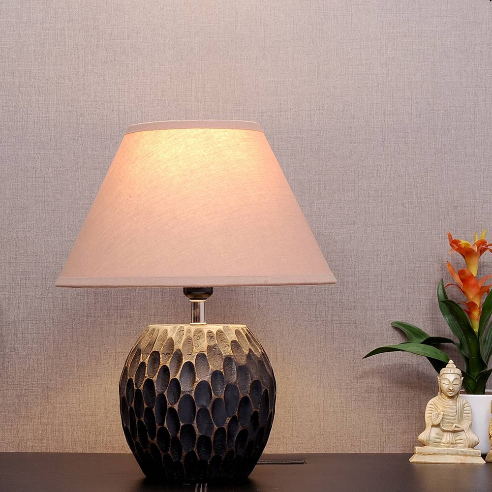 Amethyst Wood Table Lamp - Kapoor Lamp Shades