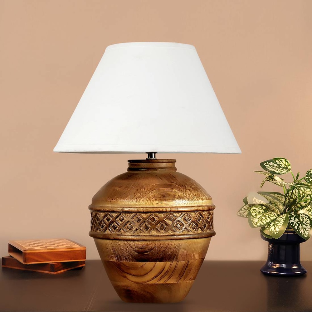 Soleil Wood Table Lamp - Kapoor Lamp Shades