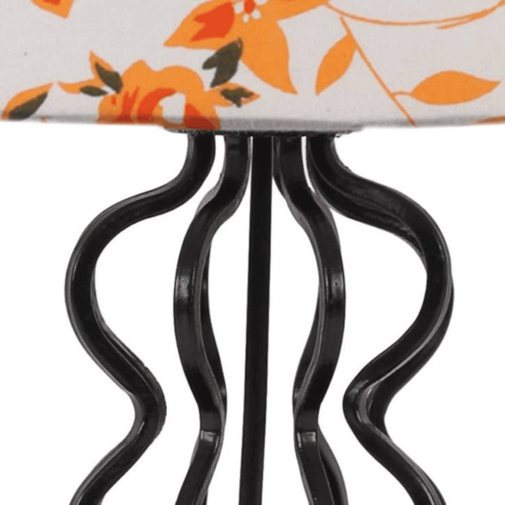 Vera Multi cotton Shade Iron Table Lamp