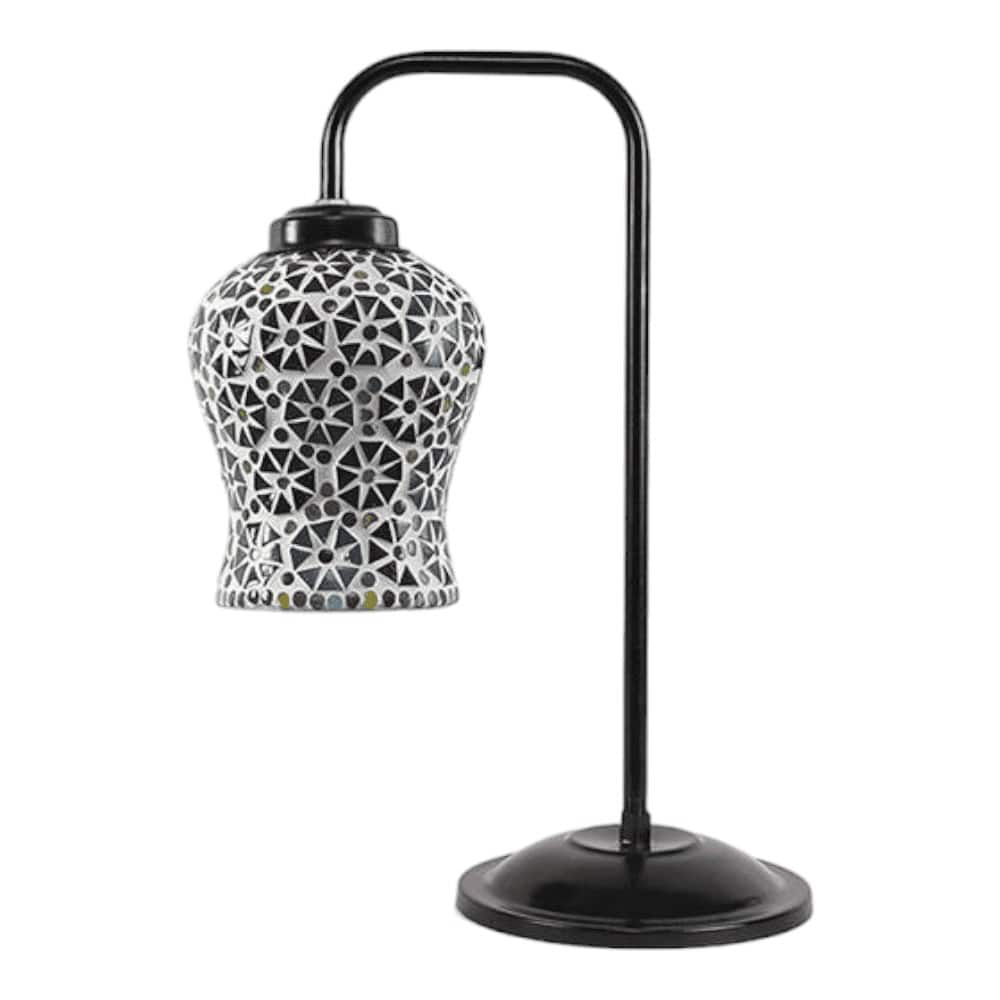Trinity Multi color Mosaic Glass Iron Table Lamp