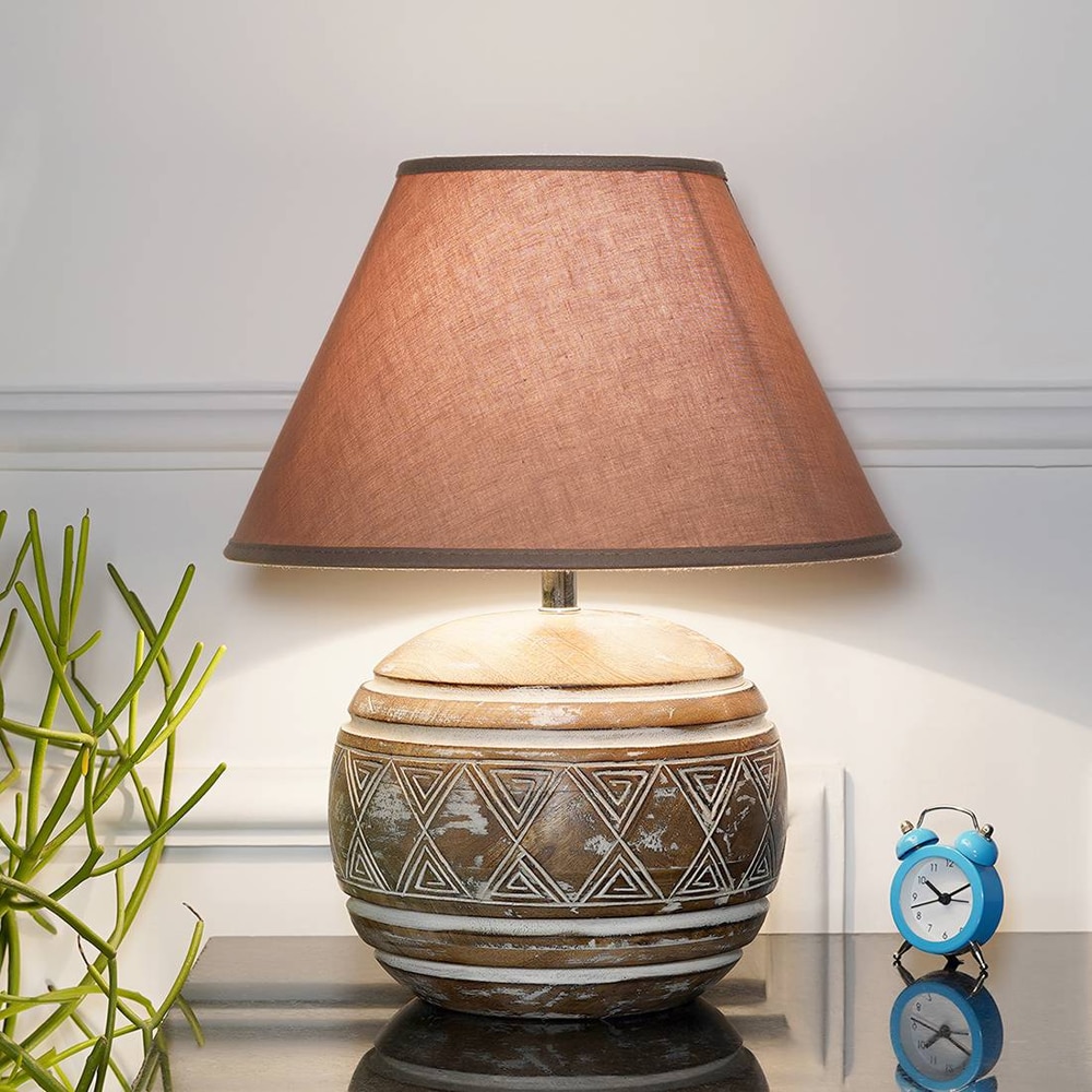 Parsine Wood Table Lamp - Kapoor Lamp Shades
