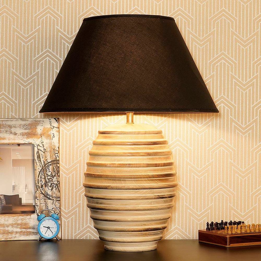Keegan Wood Table Lamp - Kapoor Lamp Shades