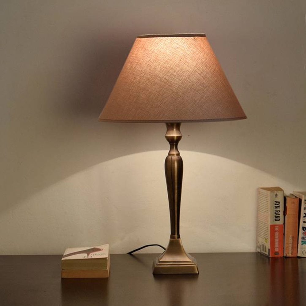 Oliver - Beige Table Lamp - Kapoor Lamp Shades