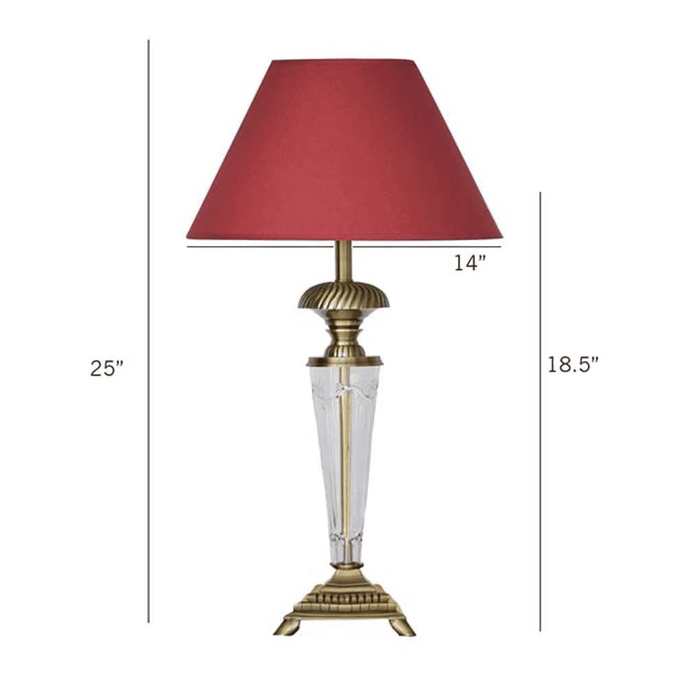 Salinger - maroon Table Lamp