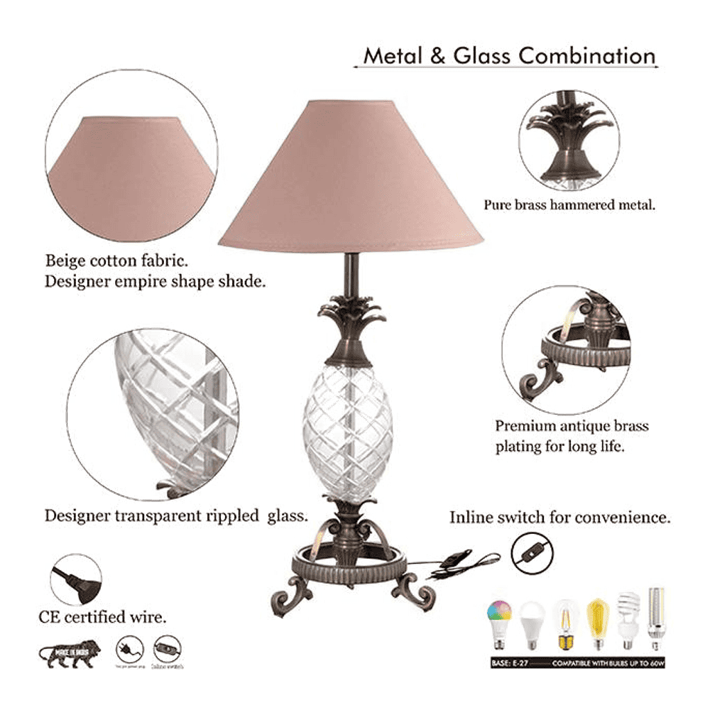 Scott - Beige Table Lamp