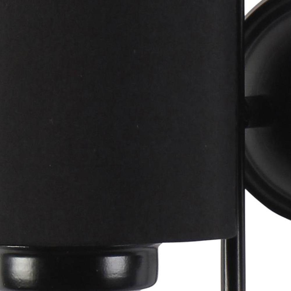 Scott Black Fabric Wall Light