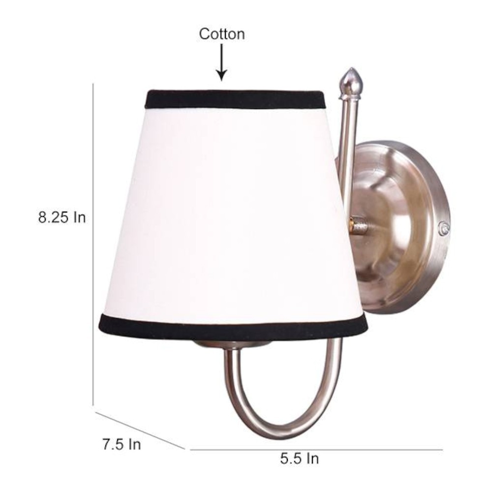 Hadlea Multicolour Fabric Wall Light