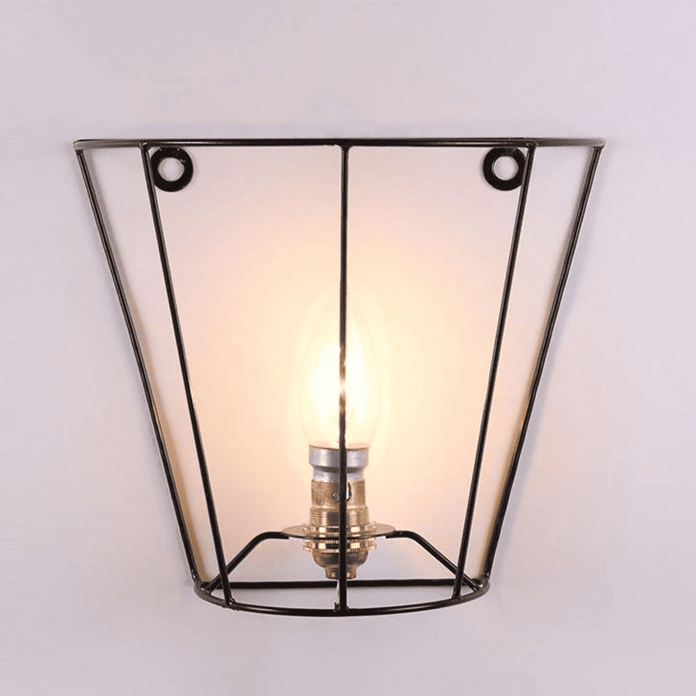Charmisa Black Metal Wall Light