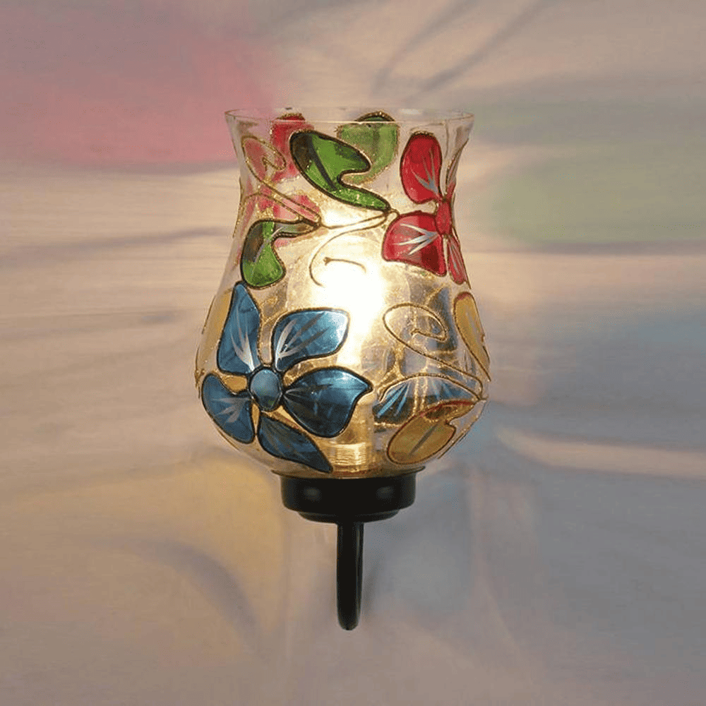 John Multicolour Glass Wall Light