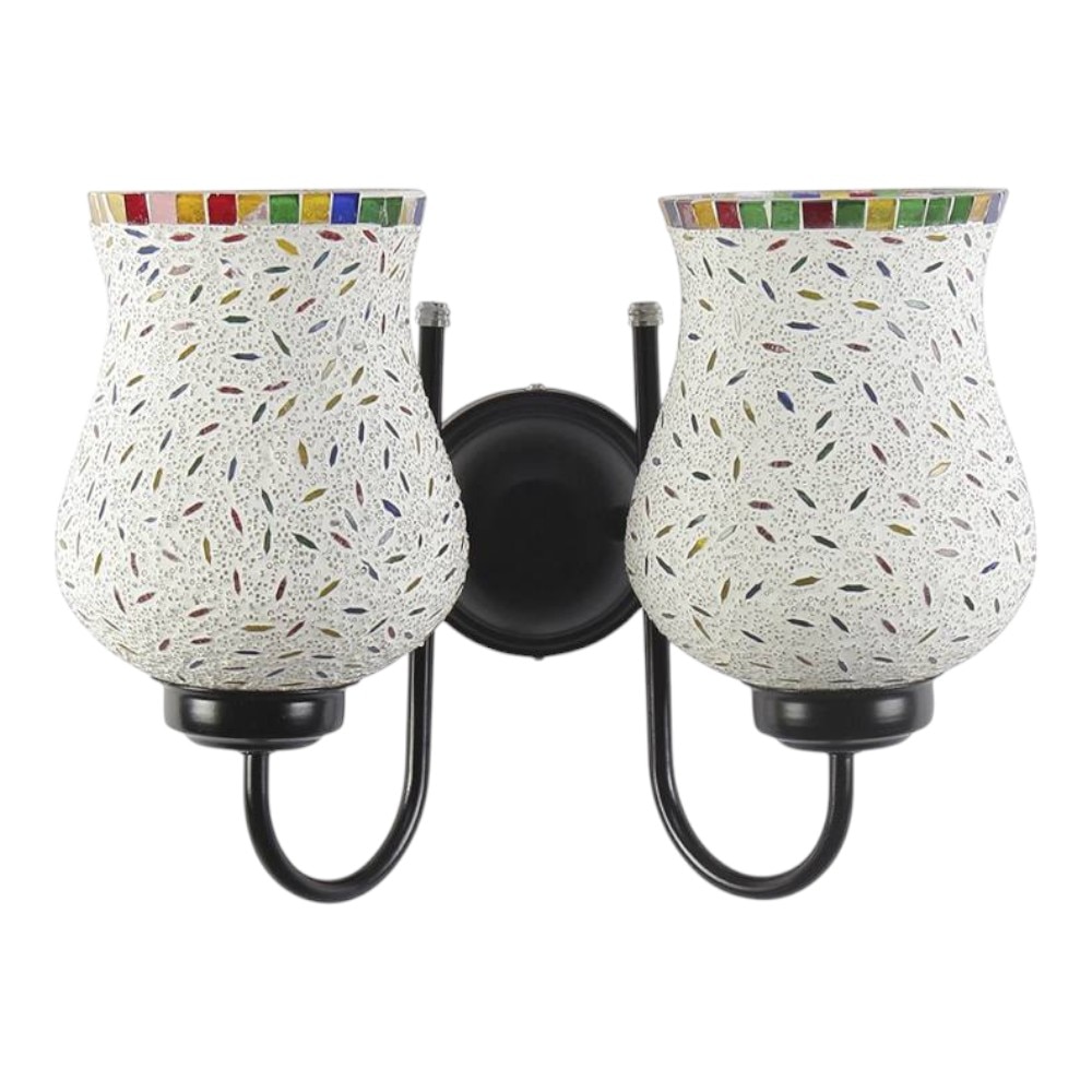 Kurt Multicolour Glass Wall Light