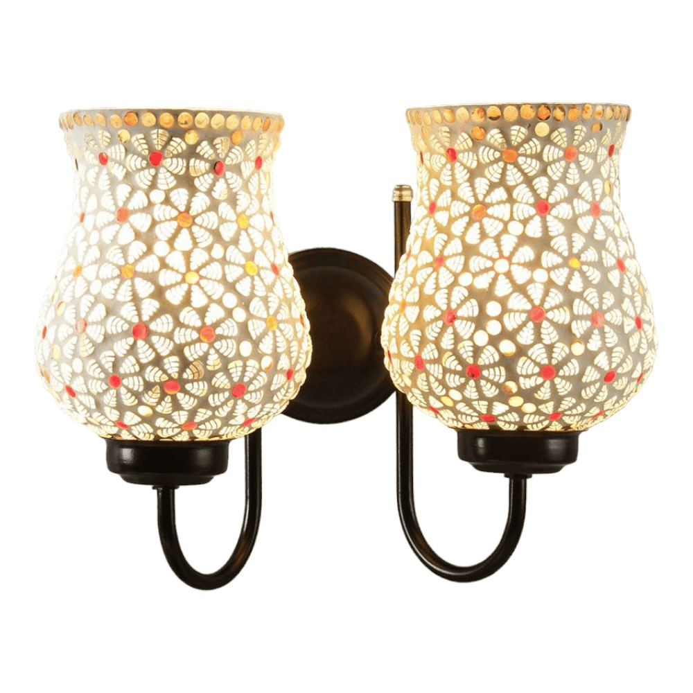Martin Multicolour Glass Wall Light