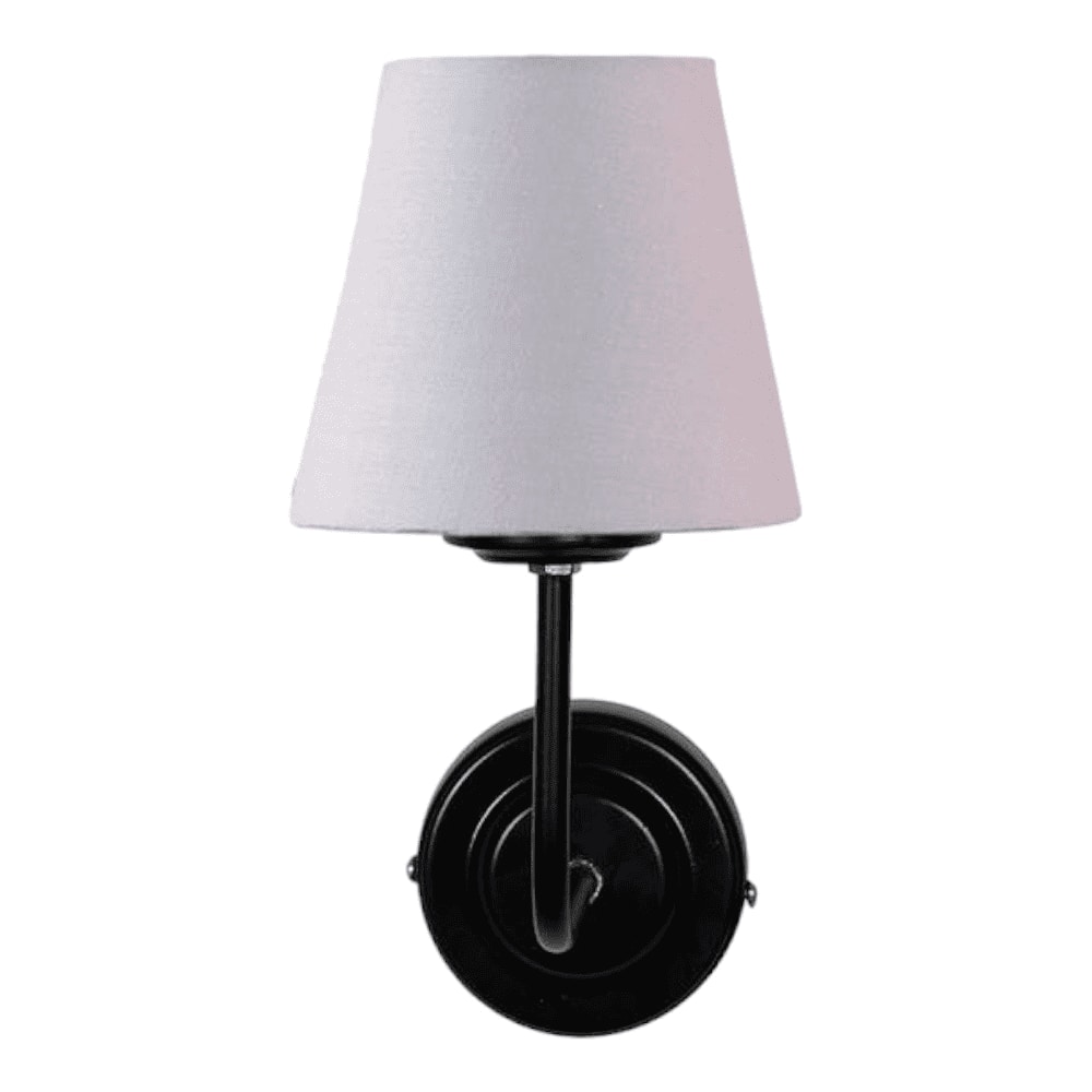 Roscoe Grey cotton Wall mounted Lamp Iron Base(KV06)