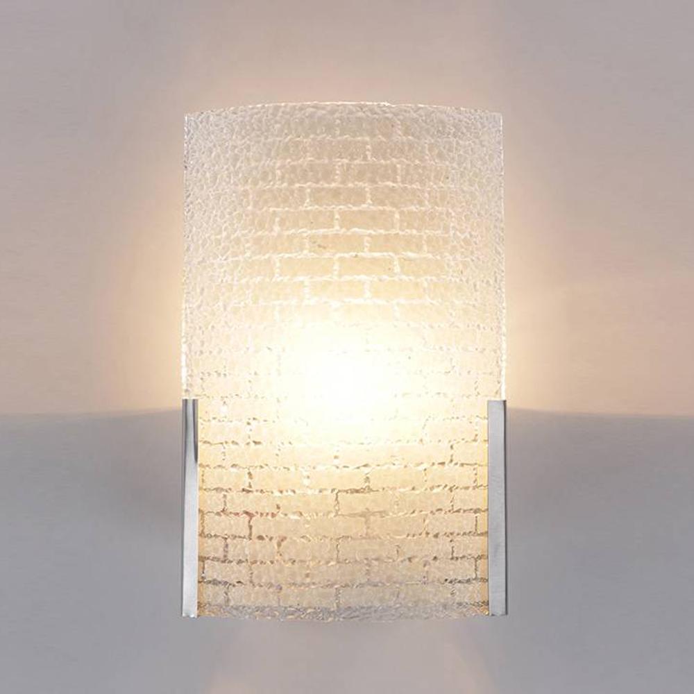 Clayburn White Glass Wall Light