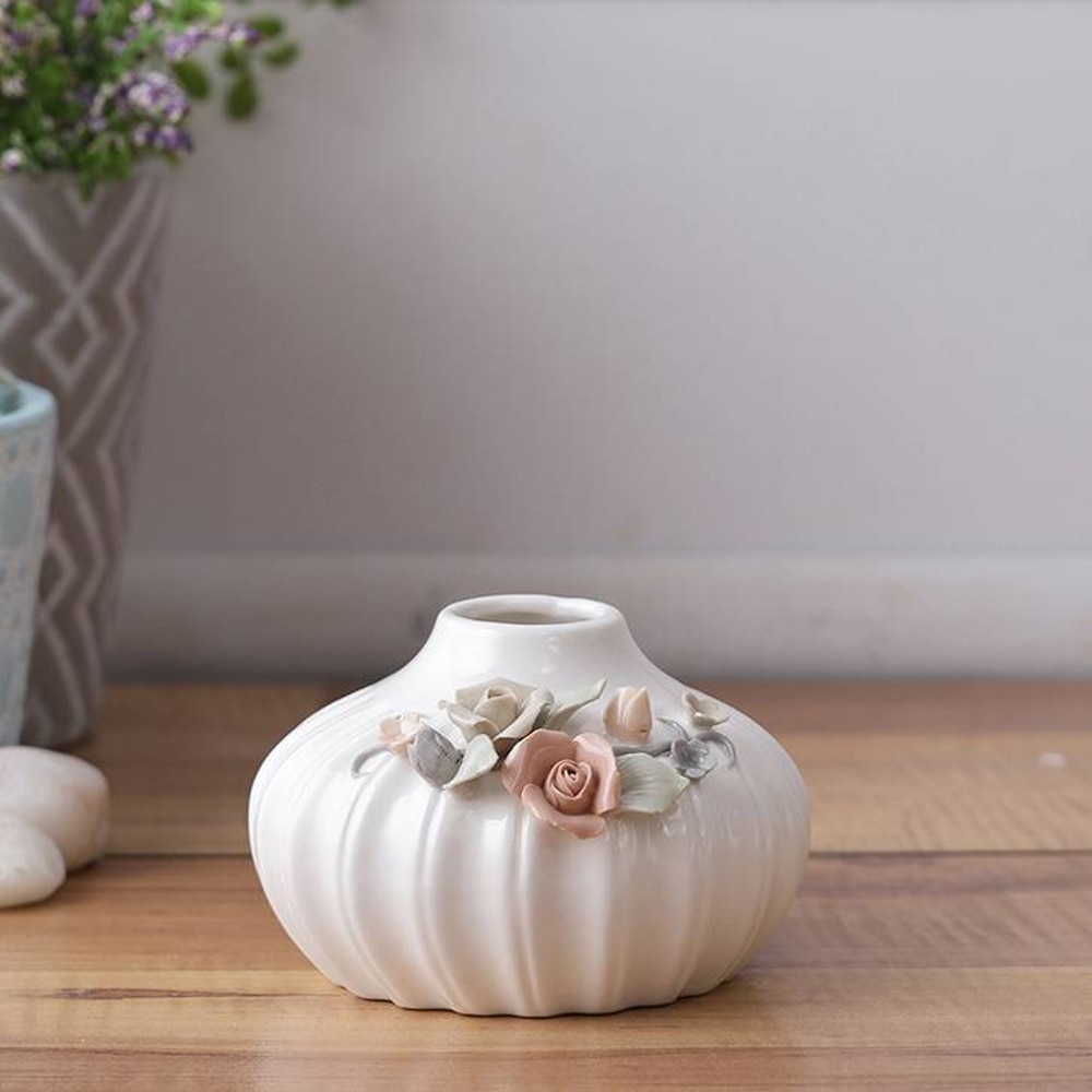 White Beautiful and Serene Vase