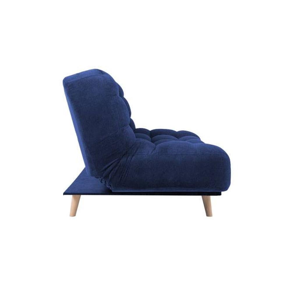 Bonnes 3 Seater Sofa Cum Bed In Navy Blue Color