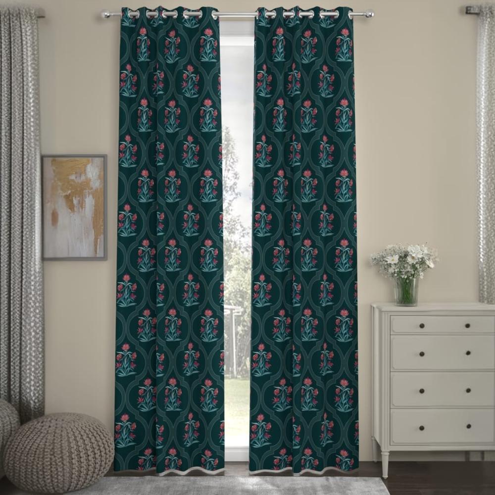 Oleara Ethnic Pack of 2 Regular Door Curtains