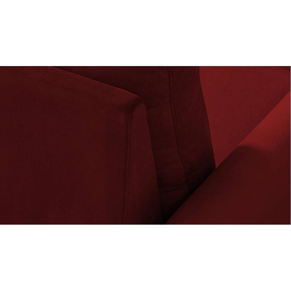 Scarlet Solid Wood Sofa cum Bed in Maroon