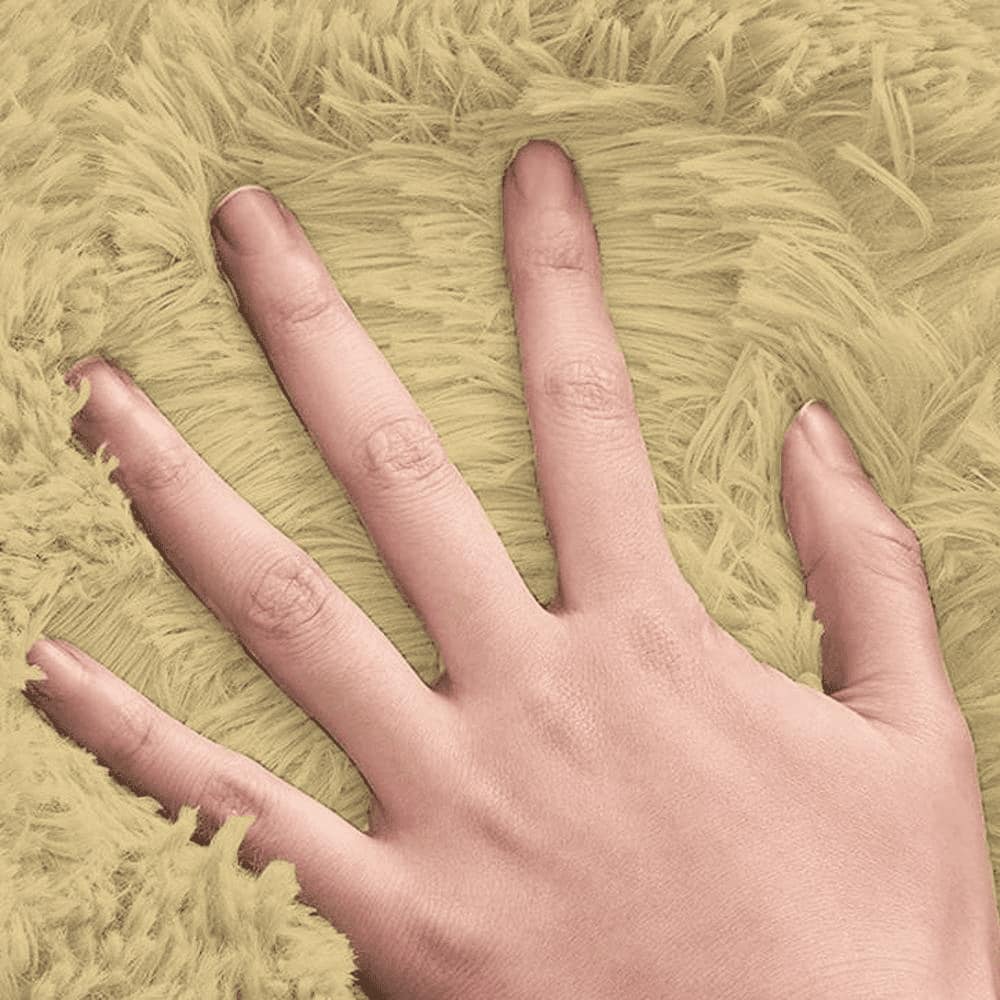 Bath Mat Rabbit Fur 1000 GSM Bathroom Door Mats Anti Skid Water Absorbent Easy Machine Washable Marino Rug for Entrance