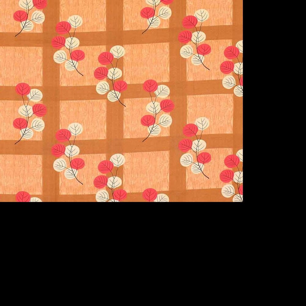 Mario Gold Floral 160 TC Cotton Double Size Bedsheet with 2 Pillow Covers