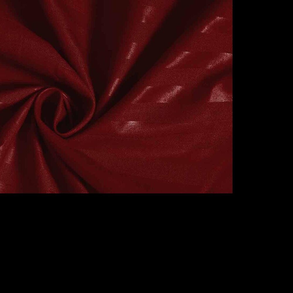 Javier Maroon Solid 210 TC Cotton King Size Bedsheet with 2 Pillow Covers