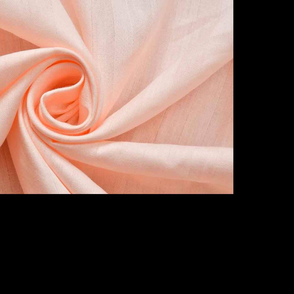 Sergio Peach Solid 210 TC Cotton King Size Bedsheet with 2 Pillow Covers