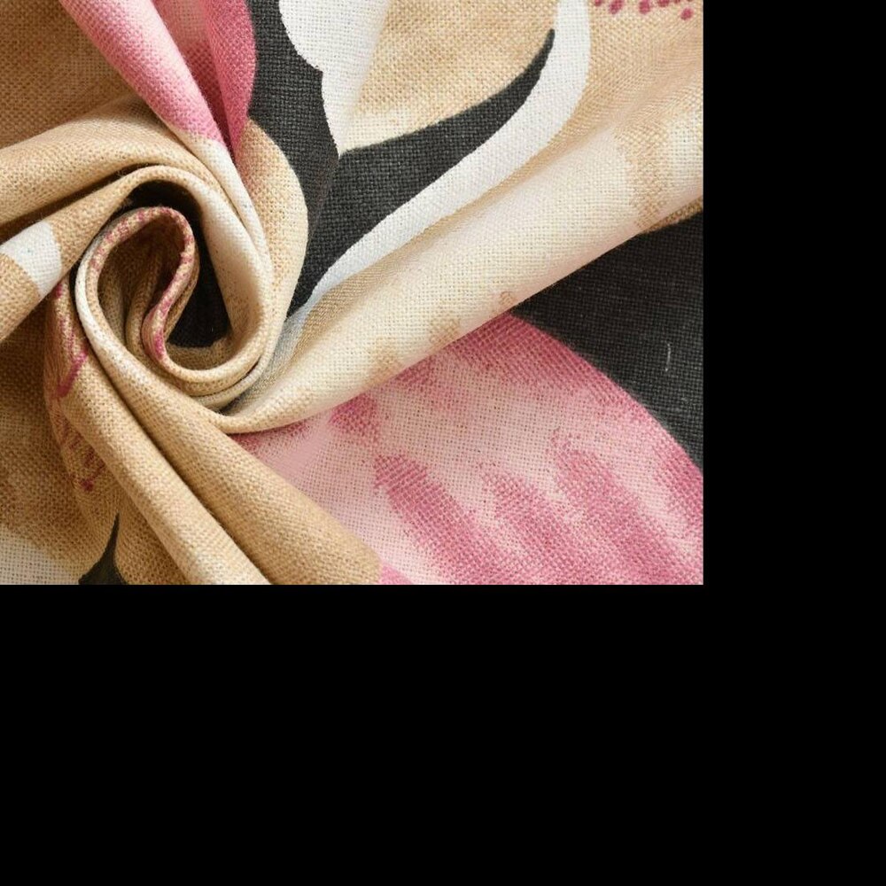 Vega Pink Floral 160 TC Cotton Double Size Bedsheet with 2 Pillow Covers