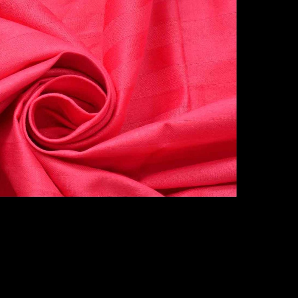 Marc Pink Solid 210 TC Cotton King Size Bedsheet with 2 Pillow Covers